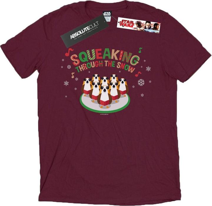 Produktbild Star Wars The Last Jedi Porgs Squeaking Through The Snow TShirt (XXL)