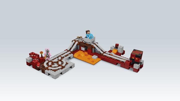 Produktbild LEGO Die Nether-Eisenbahn (21130, LEGO Minecraft)