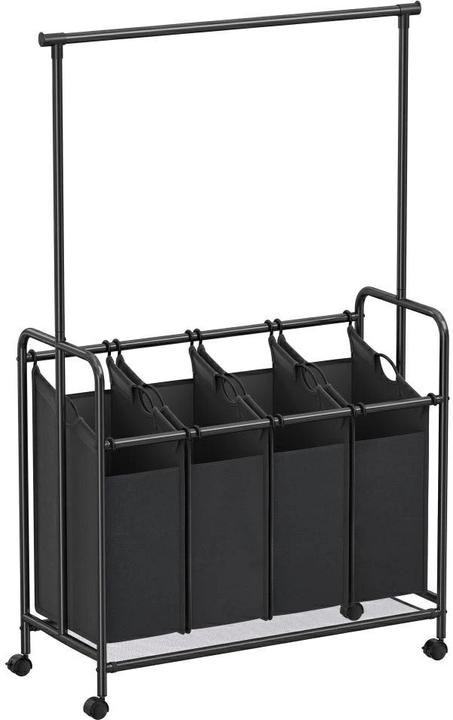 Image du produit Songmics Panier à linge 50 l, noir (50 l)