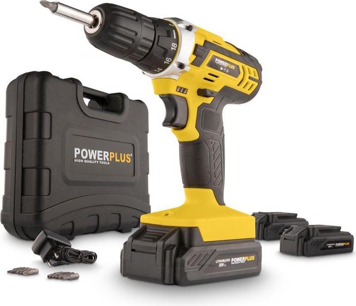 Actual product image Powerplus Drill screwdriver (Rechargeable battery operated)