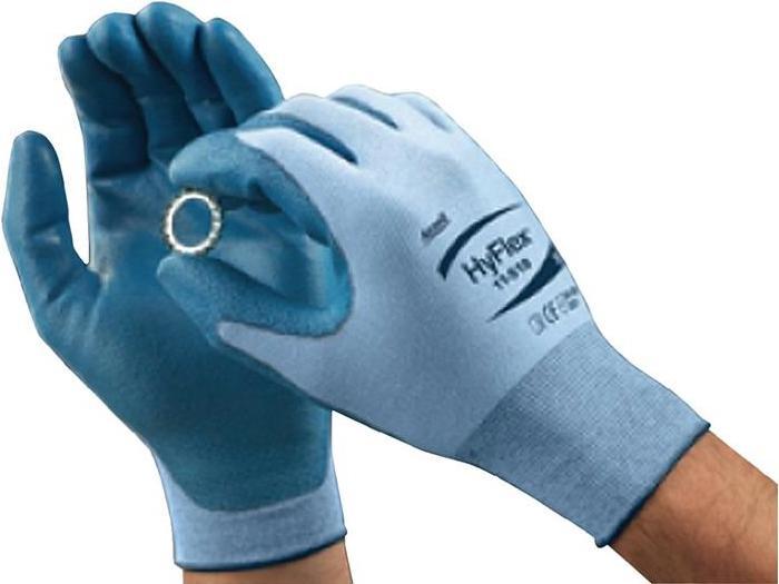 Image du produit Ansell Gants de protection anti-coupures HyFlex® 11-518 taille 8 bleu EN 388 EPI Catégorie II (8)