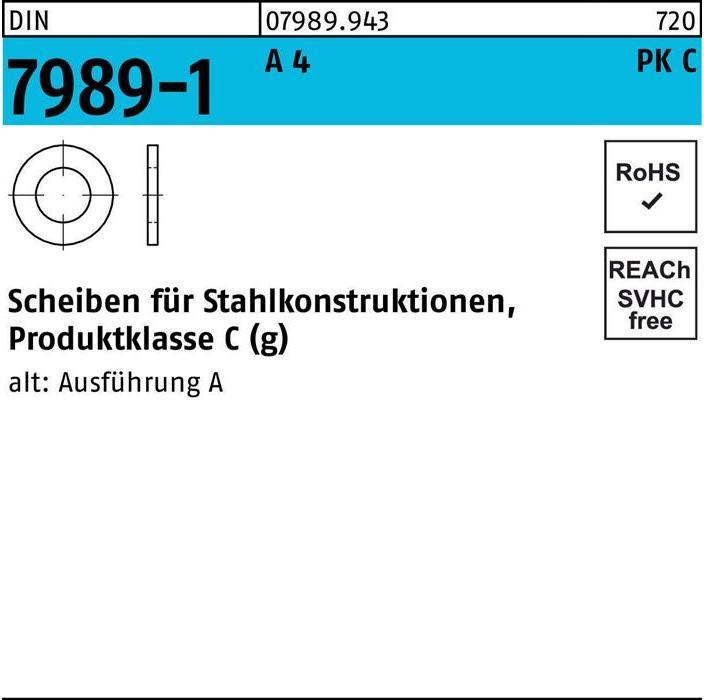 Actual product image Washer DIN 7989-1 16/17.5x 30 x8 A 4