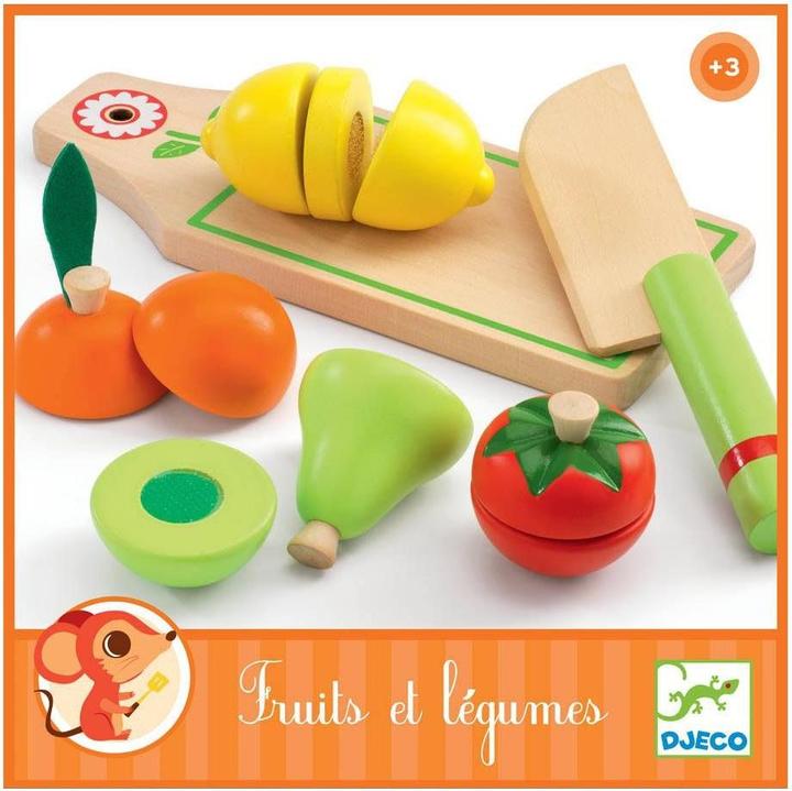 Immagine prodotto Djeco Accessori da cucina in legno Ot e verdure da tagliare
