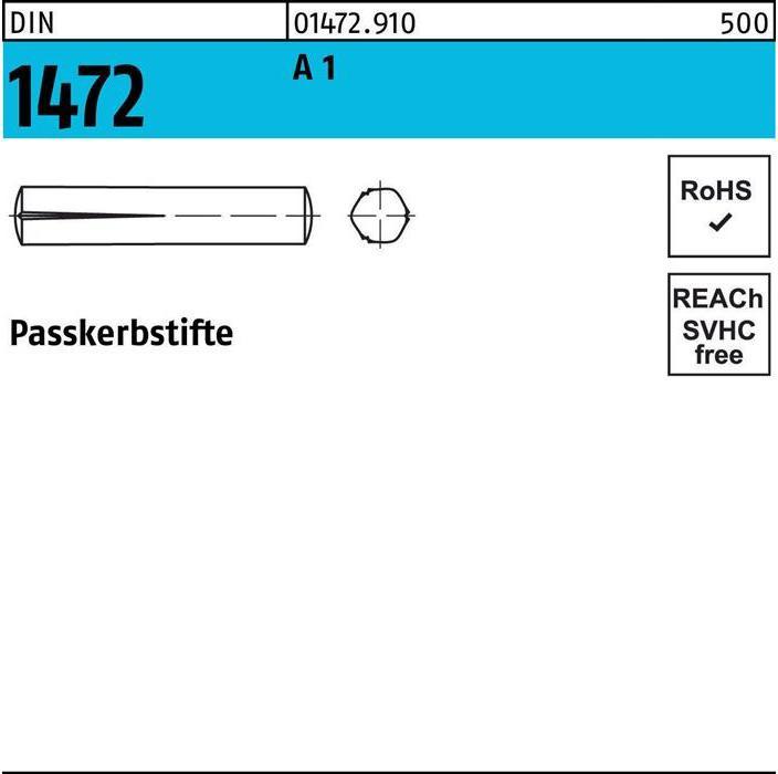 Actual product image Dowel pin DIN 1472 6 x 45 A 1 DIN 1472