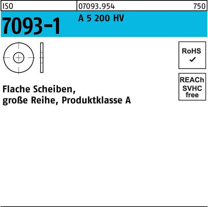 Produktbild Unterlegscheibe ISO 7093-1 12 A 5 (1.4571) 200 HV