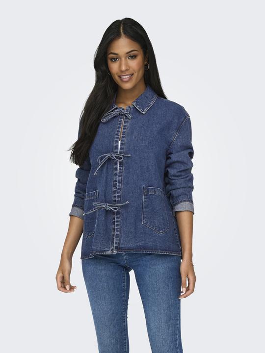 Actual product image Only Fly-away collar denim jacket Denim jacket (S)