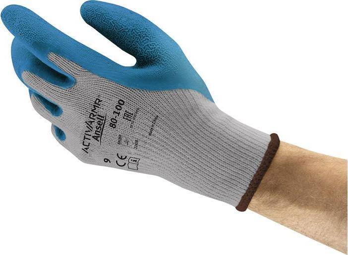Ansell Gloves ActivArmr® 80-100 size 10 blue/grey EN 388 PPE category II (10)