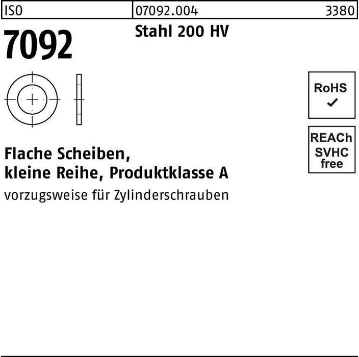 Actual product image Washer ISO 7092 3 Steel 200 HV