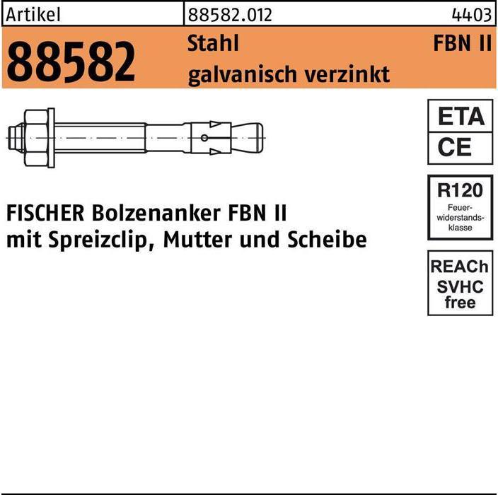 Image du produit Fischer Goujon d'ancrage FBN II 16/160 (10 pcs)