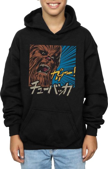 Actual product image Star Wars Boys Chewbacca Roar Pop Art Hoodie (116)
