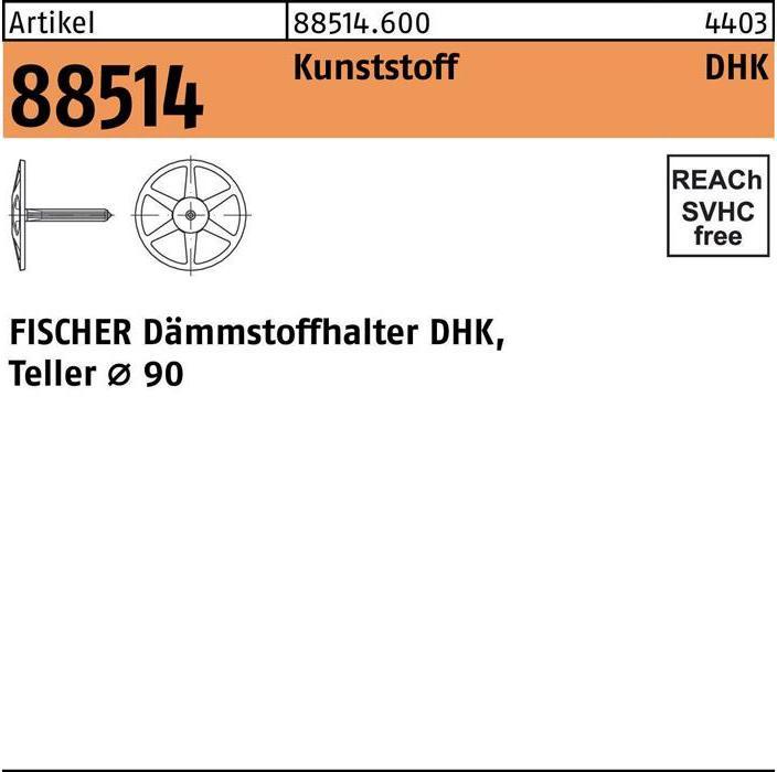 Actual product image Fischer DHK 60 insulation holder (250 pcs.)