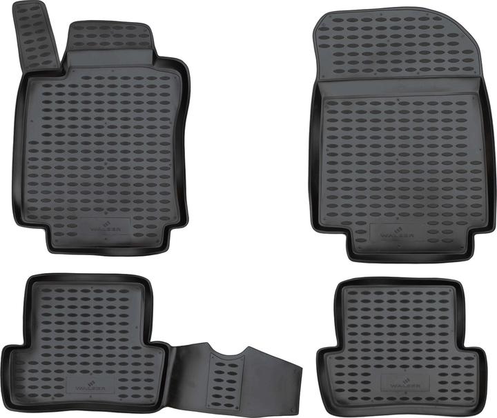 Produktbild Walser Gummimatten XTR Renault Clio III 01/2005-12/2014, Clio III Grandtour 2007-2012 (2 Vordermatten + 2 Rückmatten)