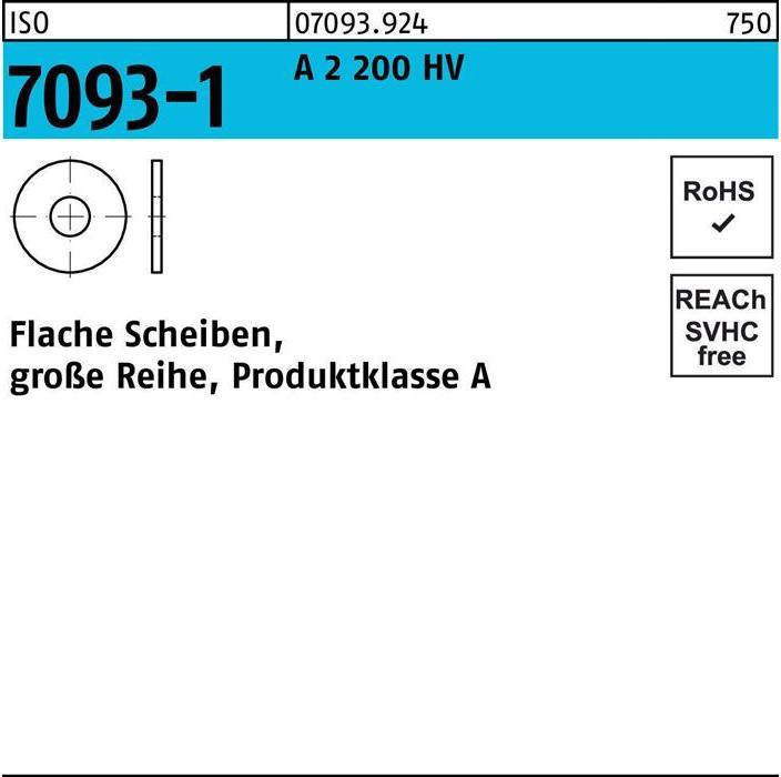 Image du produit Rondelle ISO 7093-1 8 A 2 200 HV