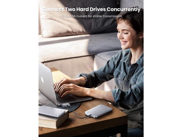 Image du produit Ugreen Adaptateur USB-C 3.1 Gen2 vers USB 3.1 Mini Hub (USB-C)