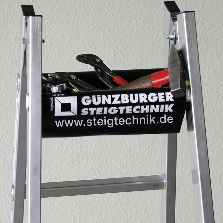 Actual product image Munk Rung Stepladder Wood 2x7 Rungs (Scaffolding, 207 cm)