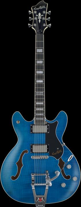 Image du produit Hagstrom Guitare électrique, Tremar Viking Deluxe, Cloudy Seas (Guitare électrique)