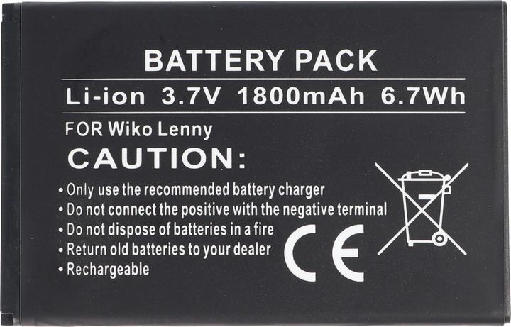 Actual product image Wiko Battery Lenny, B1510013109