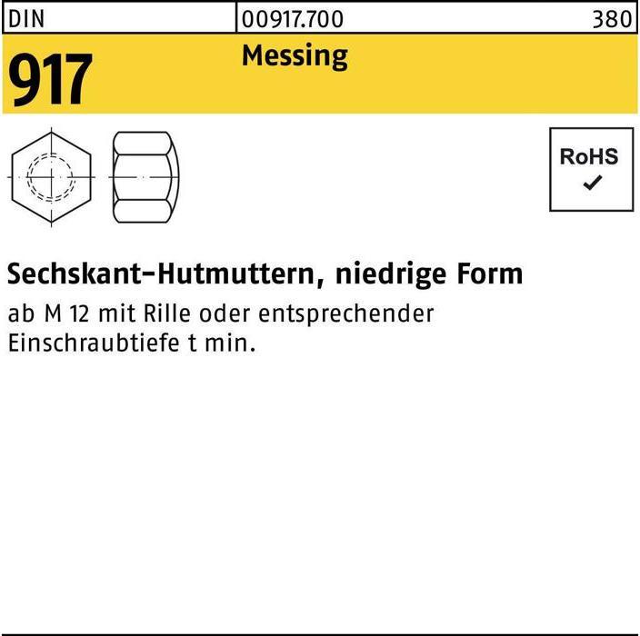 Image du produit Reyher DIN 917 niedrige Form