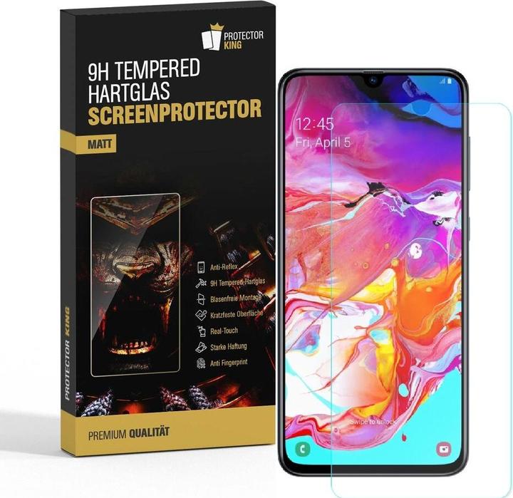 Produktbild Protectorking 2x Echtes Tempered 9H Panzerhartglas Matt Entspiegelt (2 Stück, Samsung Galaxy A42 5G)