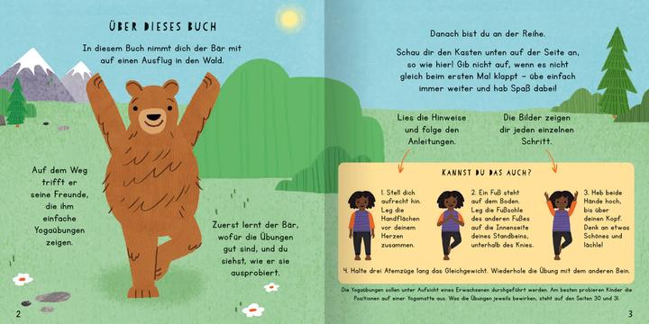 Produktbild Der Yoga-Bär | Entspann dich wie die Tiere im Wald (Deutsch, Christiane Kerr, Julia Green, 2021)