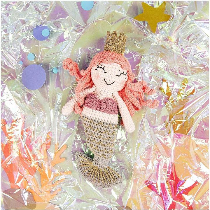 Actual product image Rico Design Crochet Set Creative Ricorumi Mermaid