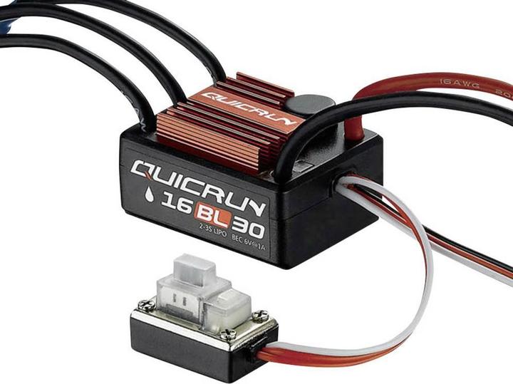 Immagine prodotto Hobbywing Regolatore QuicRun 16BL30 Brushless 30A WP