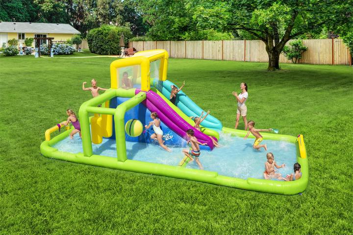 Actual product image Bestway WATER PARK MEGA Inflatable Water Amusement Park