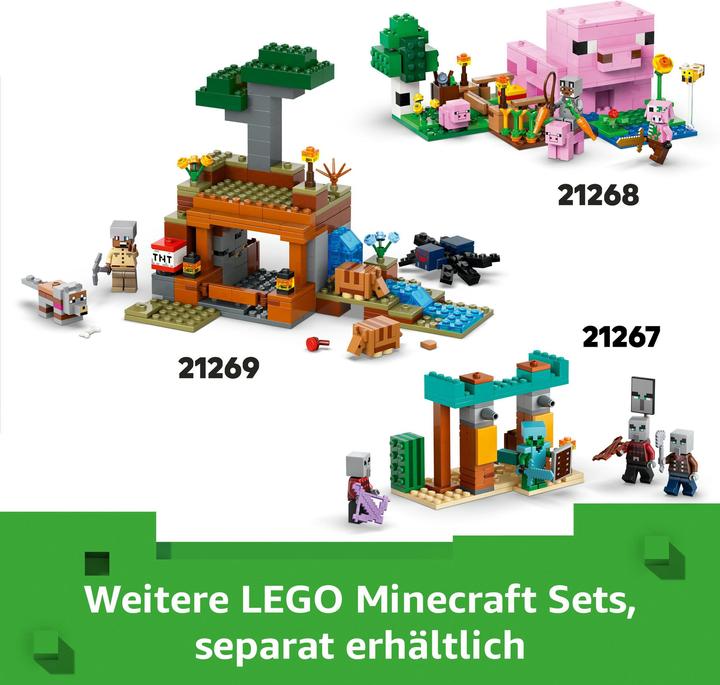 Immagine prodotto LEGO Das Pilzkuh-Haus (21270, LEGO Minecraft)