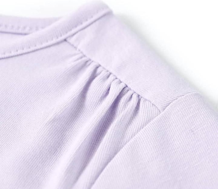 Image du produit VidaXL T-shirt manches longues enfant violet clair 140,Matière : 95% coton. 5 (140)