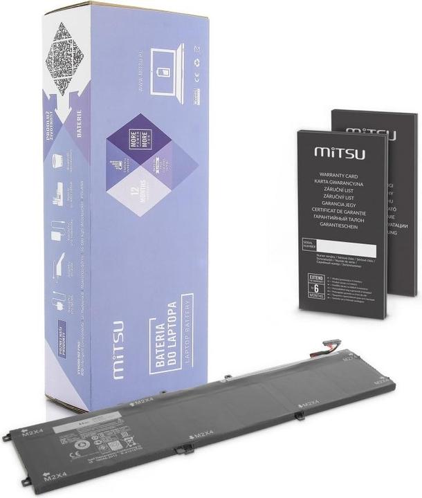 Image du produit Mitsu BATTERY BC/DE-XPS15 (DELL 7260 MAH 84 WH) - Batterie (1 cellules, 7260 mAh)