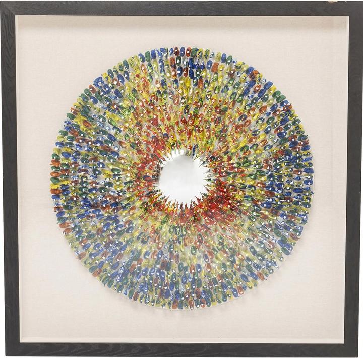 Actual product image Kare Design Deco Frame Colour Explosion 120x120cm (120 x 120 cm)