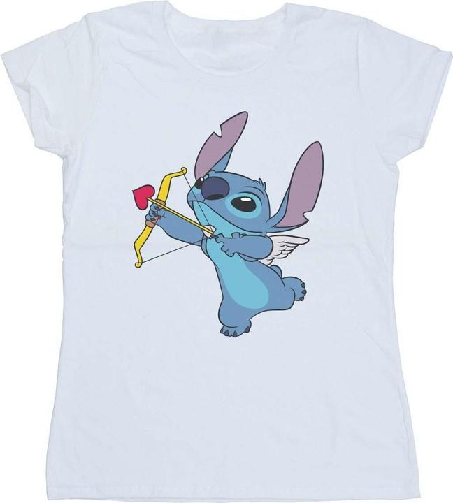 Immagine prodotto Disney Lilo And Stitch Stitch Cupid Valentines Maglietta Donna (XXL)