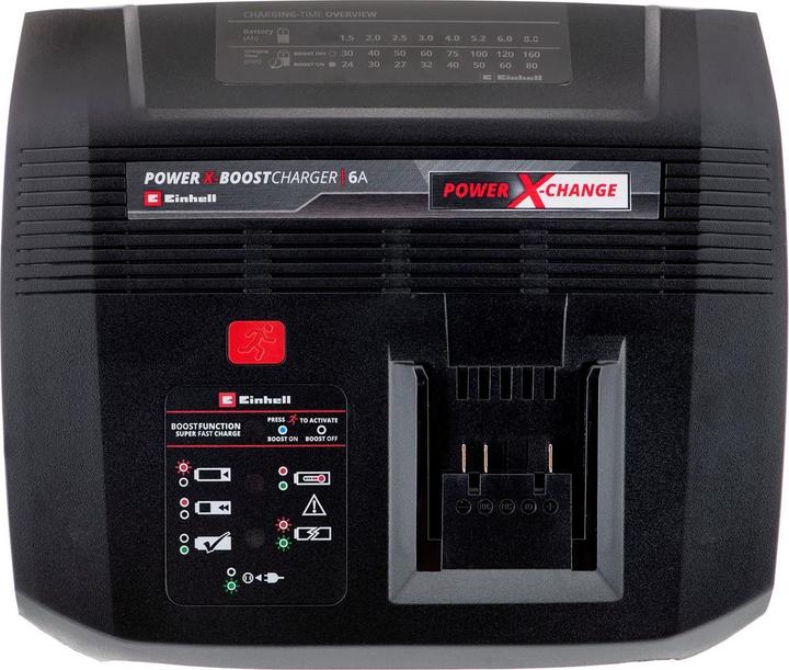 Actual product image Einhell 18V 4-6Ah & 6A Boostcharger PXC Power X-Change PLUS 4512143 Tool Battery and Charger 6Ah (18 V)