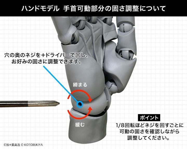 Image du produit Kotobukiya Takahiro Kagami PVC Artist Support Item Hand 1/1 Model/R Pale Orange 21 cm