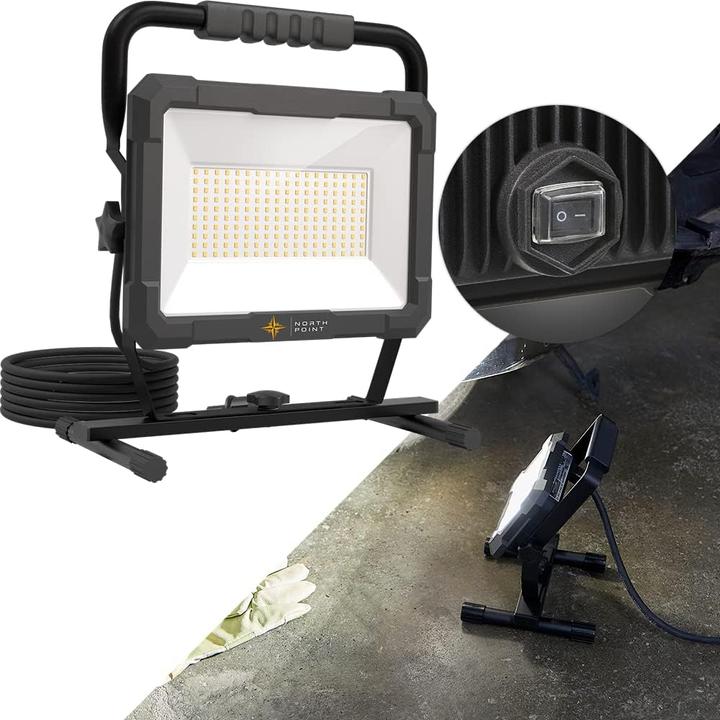 Produktbild Northpoint LED Baustrahler mit Stativ (12500 lm)