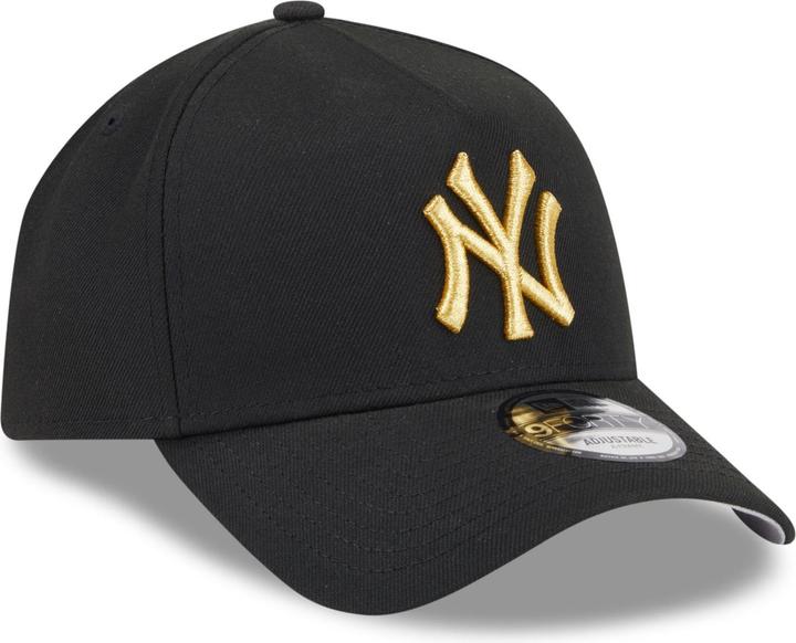 New Era 9Forty A-Frame Cap - New York Yankees Schwarz / Gold (One Size)