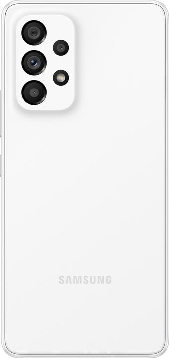 Actual product image Samsung Galaxy A53 5G EU (128 GB, Awesome White, 6.50", Dual SIM, 64 Mpx, 5G)