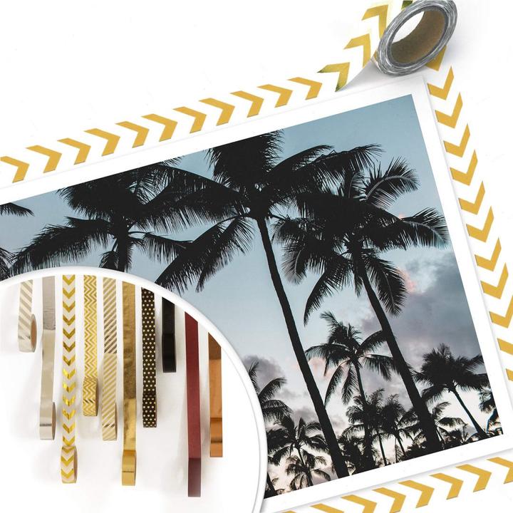 Produktbild Trenddeko Sunset and Palms (60 x 50 cm)