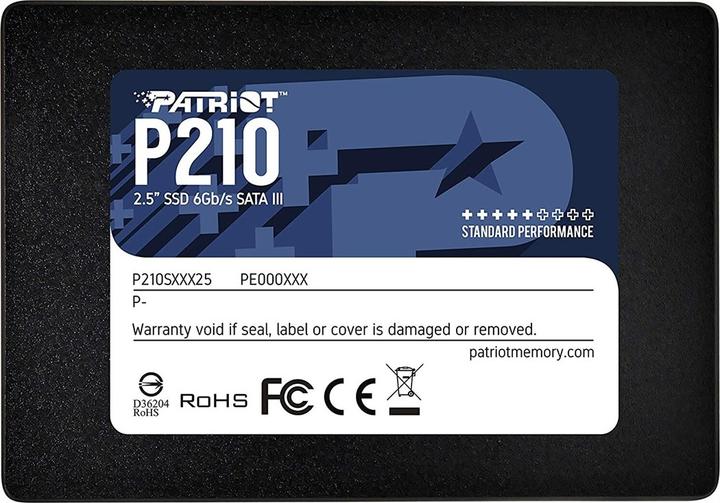 Image du produit Patriot P210 Serial ATA III (128 Go, 2.5")