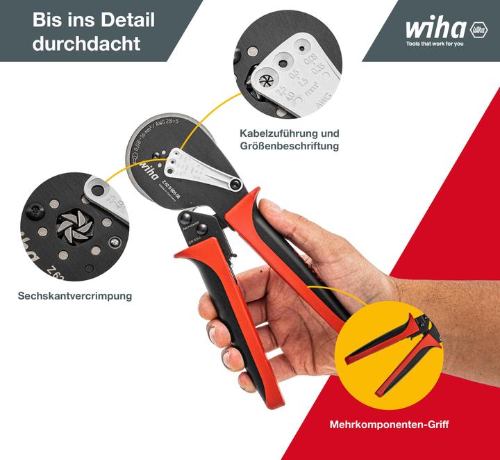 Produktbild Wiha Crimpwerkzeug (210 mm)