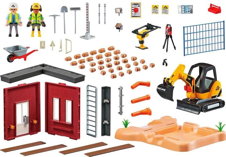 Immagine prodotto Playmobil Mini escavatore con componente (70443, Playmobil Città d'azione)