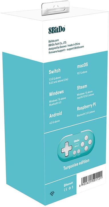 Produktbild 8bitdo Zero 2 (PC, Android, Mac, Switch)