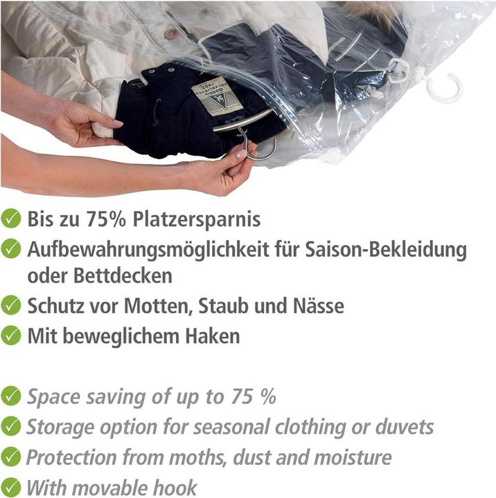 Image du produit Wenko 2 Set de sacs sous vide pour vêtements