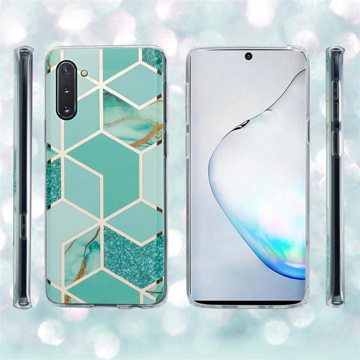Actual product image Cadorabo IMD TPU Colorful Marble Cover (Samsung Galaxy Note 10)