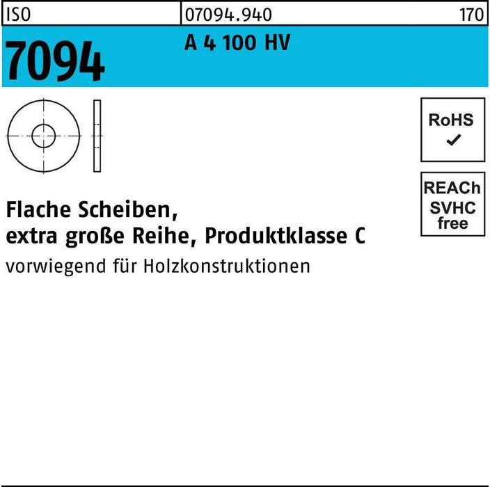 Produktbild Reyher Unterlegscheibe ISO 7094 10 A 4 100 HV