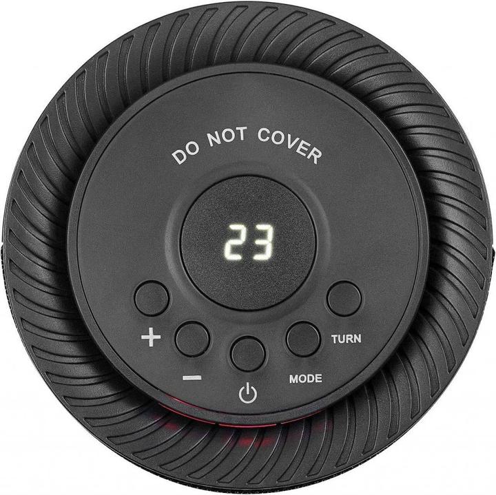 Productafbeelding Carlo Milano Digitale keramische tafelventilator met oscillatie (1200 W)