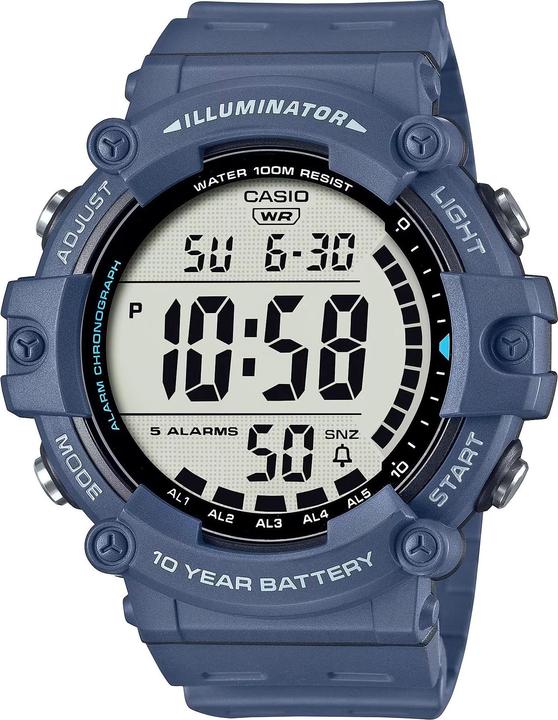 Actual product image Casio AE-1500WH-2AVDF Unisex Watch (Digital watch, 51 mm)