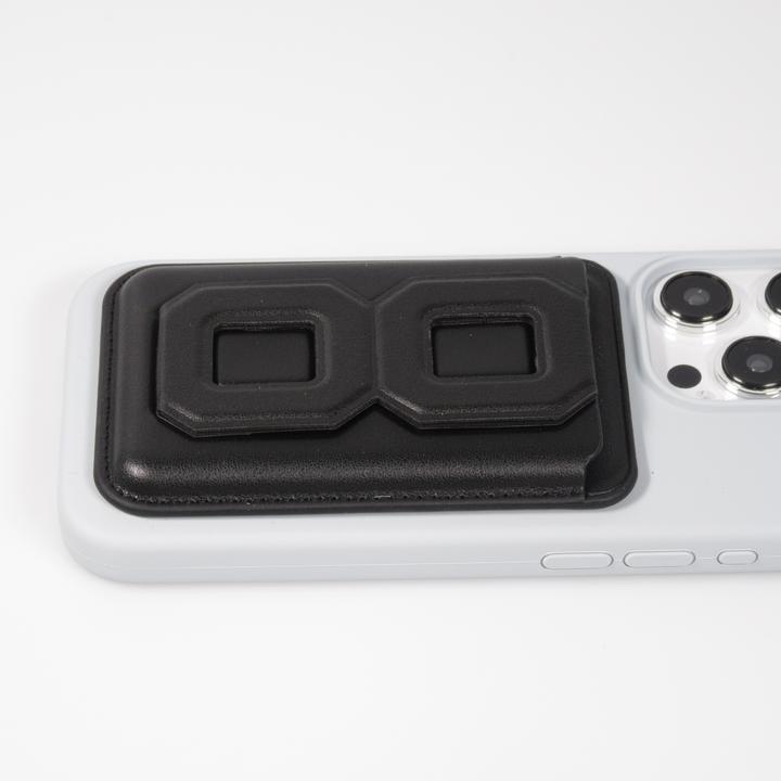 Image du produit PhoneLook Porte-cartes magnétique wallet MagSafe cuir végan avec aimant fort et support pliable intégré