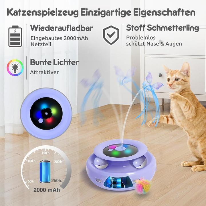 Actual product image GoldenSun 3 in 1 interaktives Katzenspielzeug