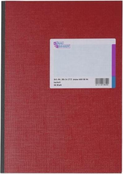 Produktbild König & Ebhardt Kladde Papierformat: DIN A4 Ausführung der Lineatur: kariert (A4, Kariert)